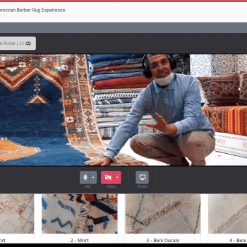 Traditional Berber Rug Experience