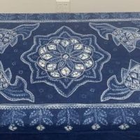 Flowers and Fish Tablecloth - medium size